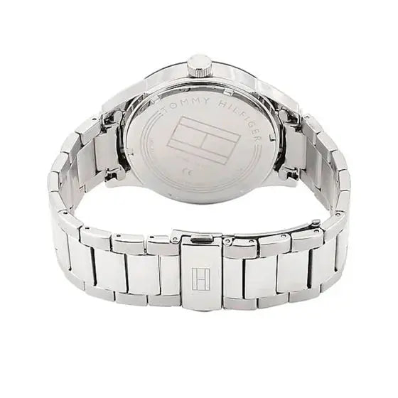 Tommy Hilfiger 1791293 Keagan Blue Dial Silver Steel Strap Watch for Men Tommy Hilfiger