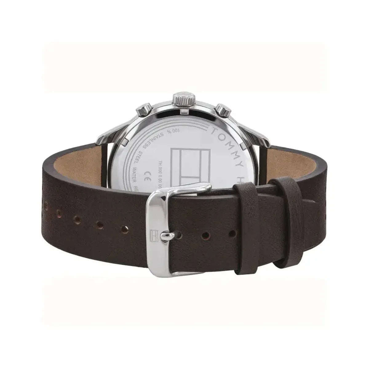 Tommy Hilfiger 1791579 Chase Quartz Brown Dial Brown Leather Strap Watch for Men Tommy Hilfiger