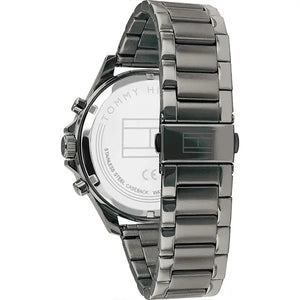 Tommy Hilfiger 1791719 Bank Grey Dial Grey Steel Strap Watch for Men Tommy Hilfiger