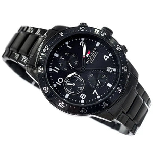 Tommy Hilfiger 1791951 Jimmy Chronograph Grey Dial Grey Steel Strap Watch For Men Tommy Hilfiger