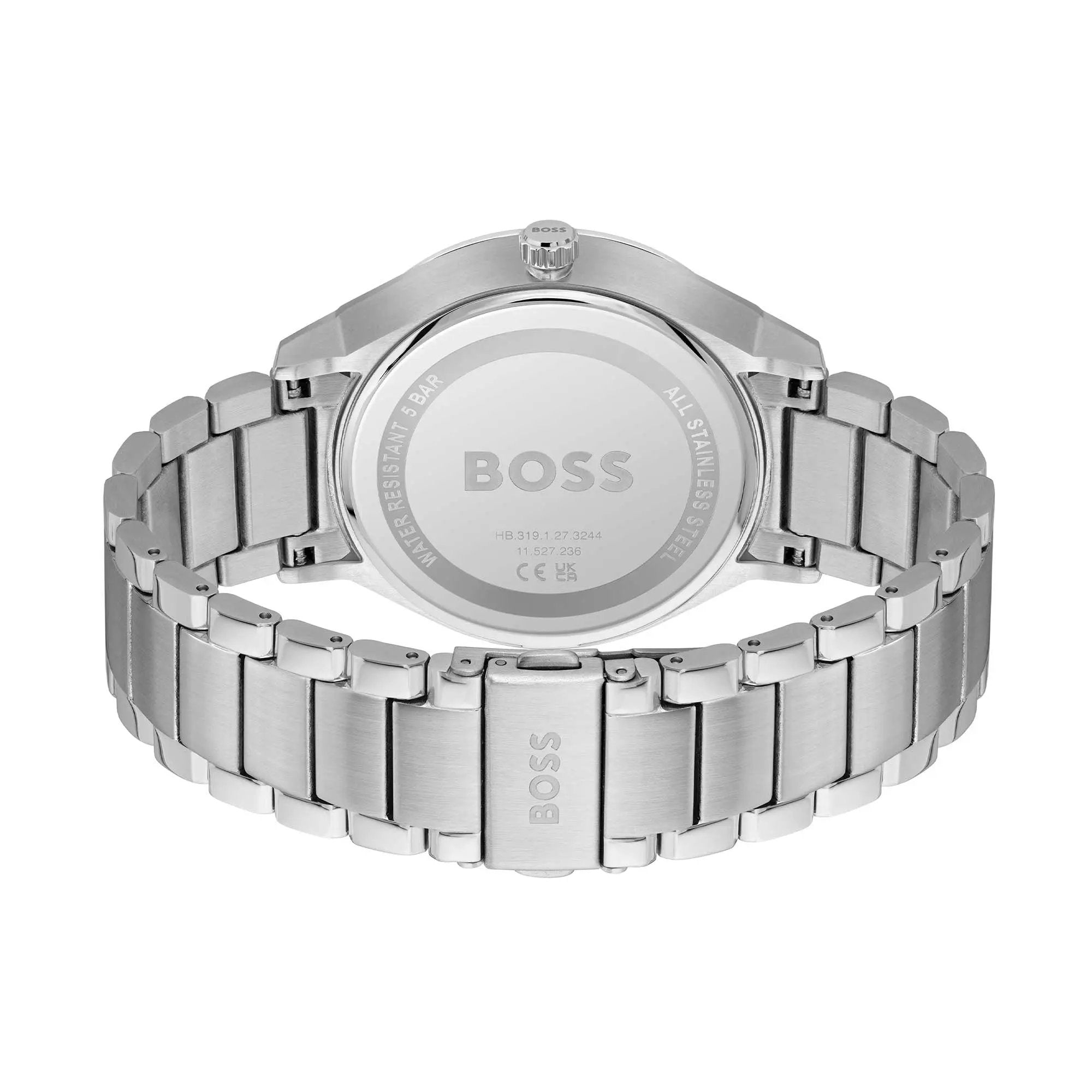 Hugo Boss 1514106 Tyler Stainless Steel Quartz 43mm Men’s Watch Hugo Boss