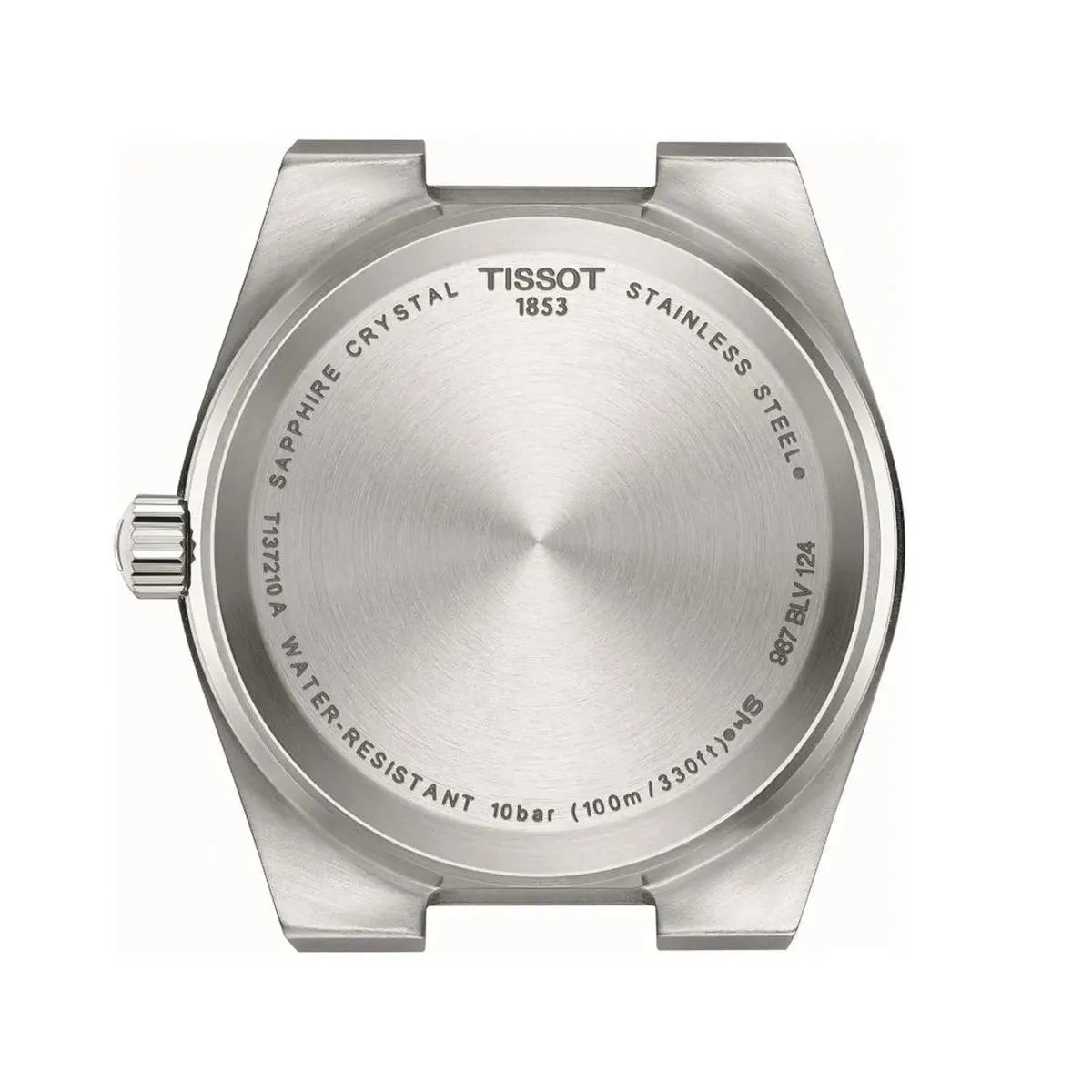 Tissot T137.210.11.351.00 PRX 35mm Unisex Watch Pale Blue Dial Steel Bracelet Tissot