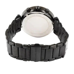 Michael Kors MK5885 Parker Diamonds Black Dial Black Steel Strap Watch for Women Michael Kros