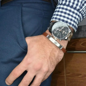 Hugo Boss 1513819 Champion Chronograph Black Dial Two Tone Steel Strap Watch for Men Hugo Boss