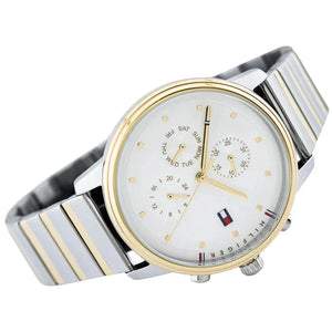 Tommy Hilfiger 1781908 Blake Silver Dial Two Tone Steel Strap Watch for Women Tommy Hilfiger