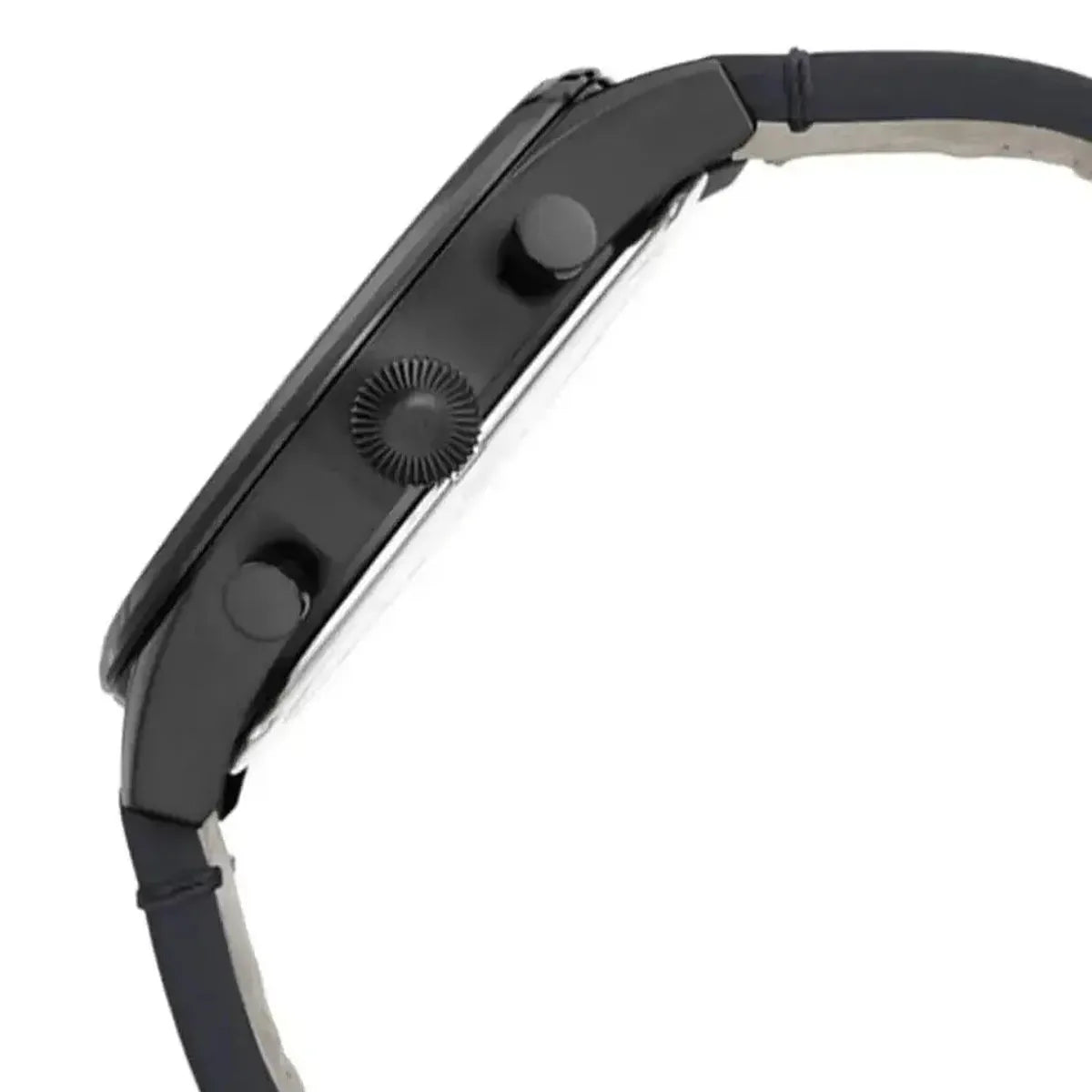 Hugo Boss 1513711 Pioneer Quartz Blue Dial Blue Leather Strap Watch For Men Hugo Boss