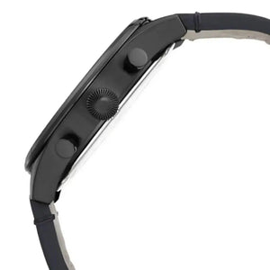 Hugo Boss 1513711 Pioneer Quartz Blue Dial Blue Leather Strap Watch For Men Hugo Boss