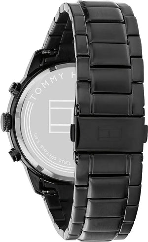 Tommy Hilfiger 1791951 Jimmy Chronograph Grey Dial Grey Steel Strap Watch For Men Tommy Hilfiger