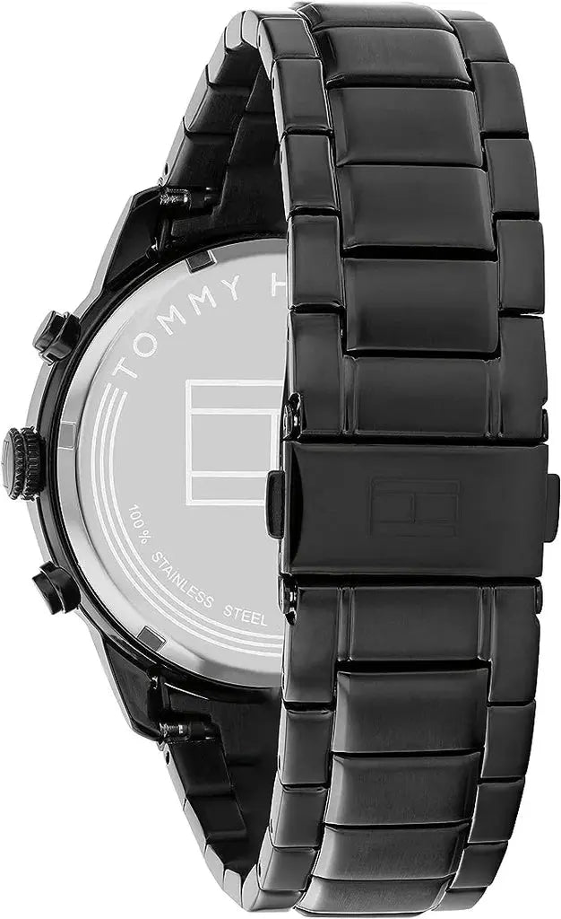 Tommy Hilfiger 1791951 Jimmy Chronograph Grey Dial Grey Steel Strap Watch For Men Tommy Hilfiger