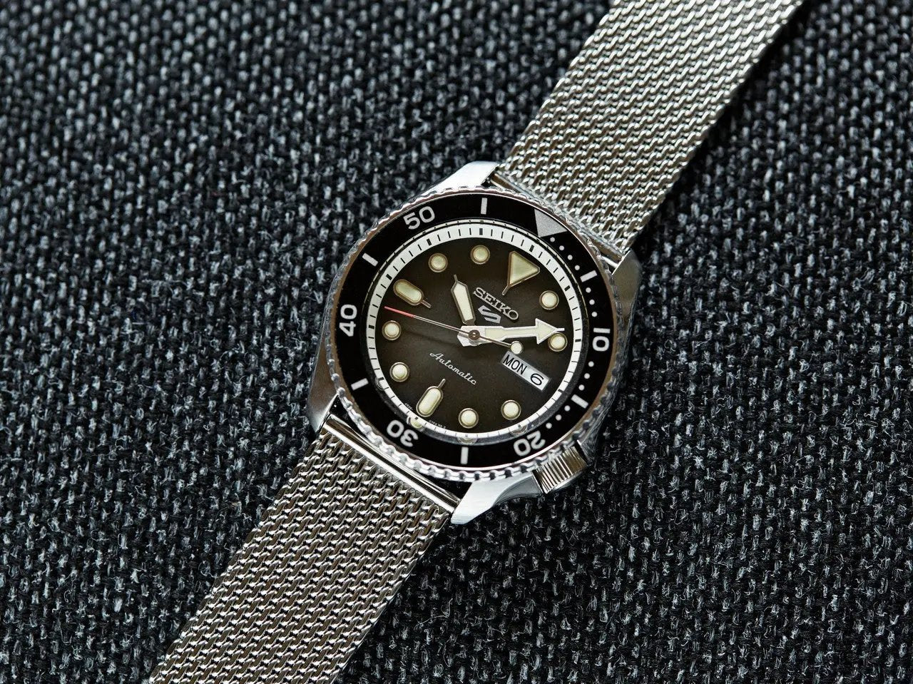 Seiko SRPD73K1 5 Gents Automatic Divers Style Sports Watch Seiko