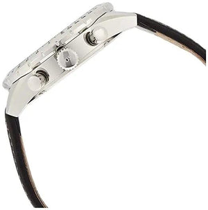 Hugo Boss 1513770 Aero Chronograph Black Dial Black Leather Strap Watch for Men Hugo Boss