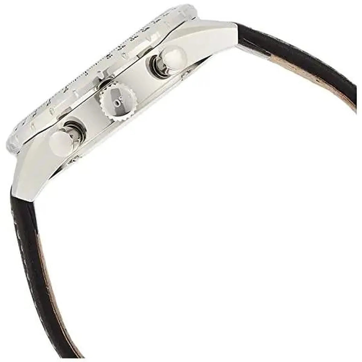 Hugo Boss 1513770 Aero Chronograph Black Dial Black Leather Strap Watch for Men Hugo Boss