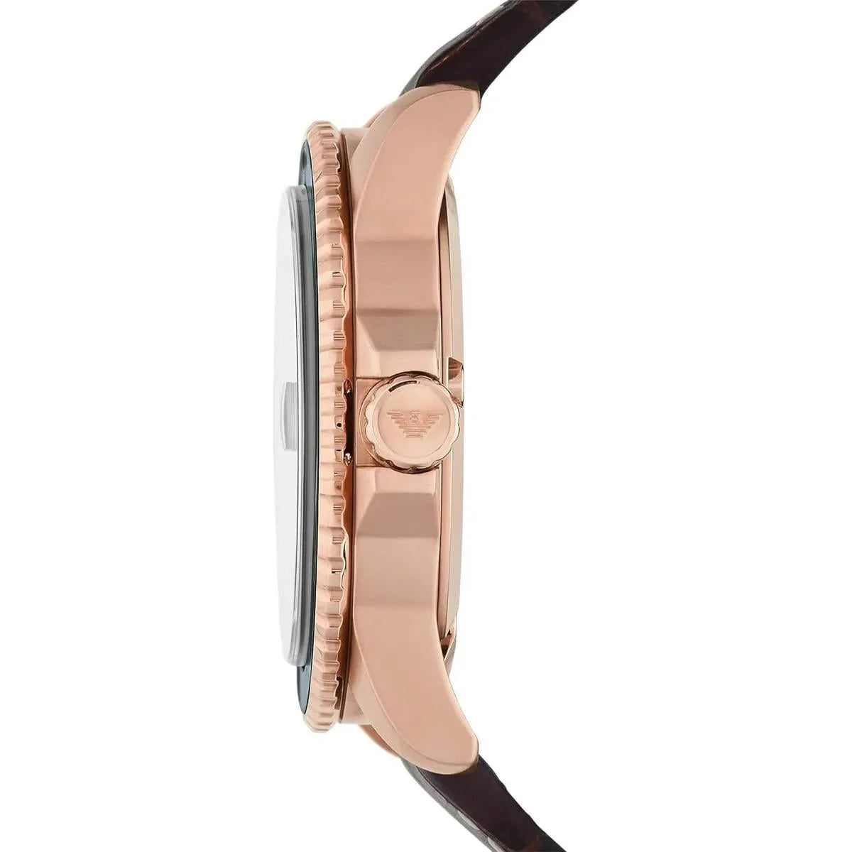 Emporio Armani AR11556 Men Analog Quartz Watch with Pro-Planet Leather Strap Emporio Armani