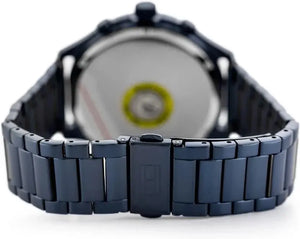 Tommy Hilfiger 1791853 Asher Chronograph Blue Dial Blue Steel Strap Watch For Men Tommy Hilfiger