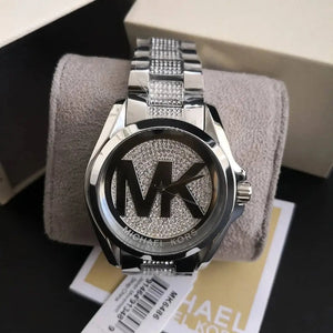 Michael Kors MK6486 Bradshaw Silver Dial Silver Stainless Steel Strap Watch for Women Michael Kros