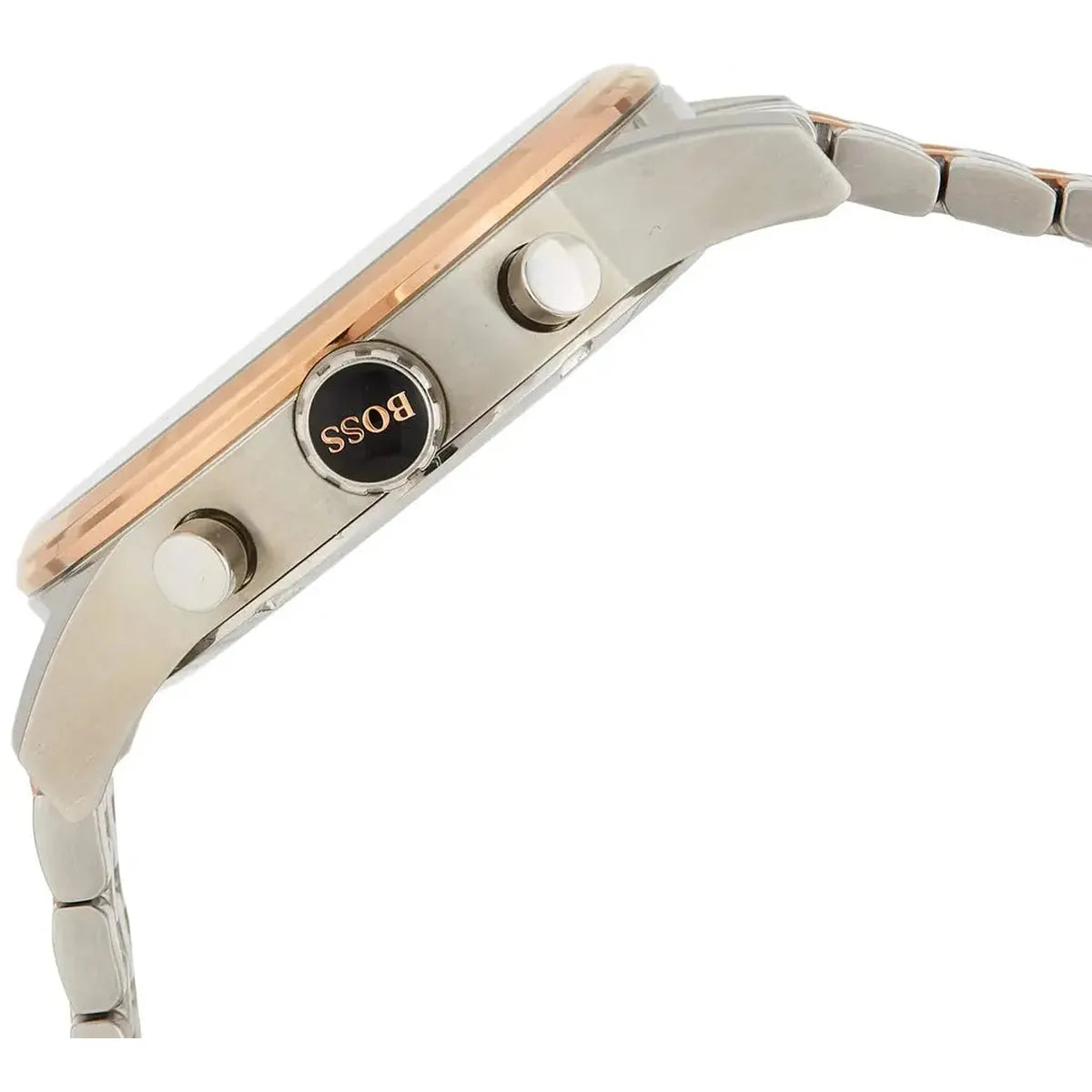 Hugo Boss 1513385 Jet Silver Dial Two Tone Steel Strap Watch for Men Hugo Boss