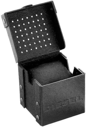 Diesel DZ7269 SBA Dual Time Chronograph White Dial Brown Leather Strap Watch For Men Diesel