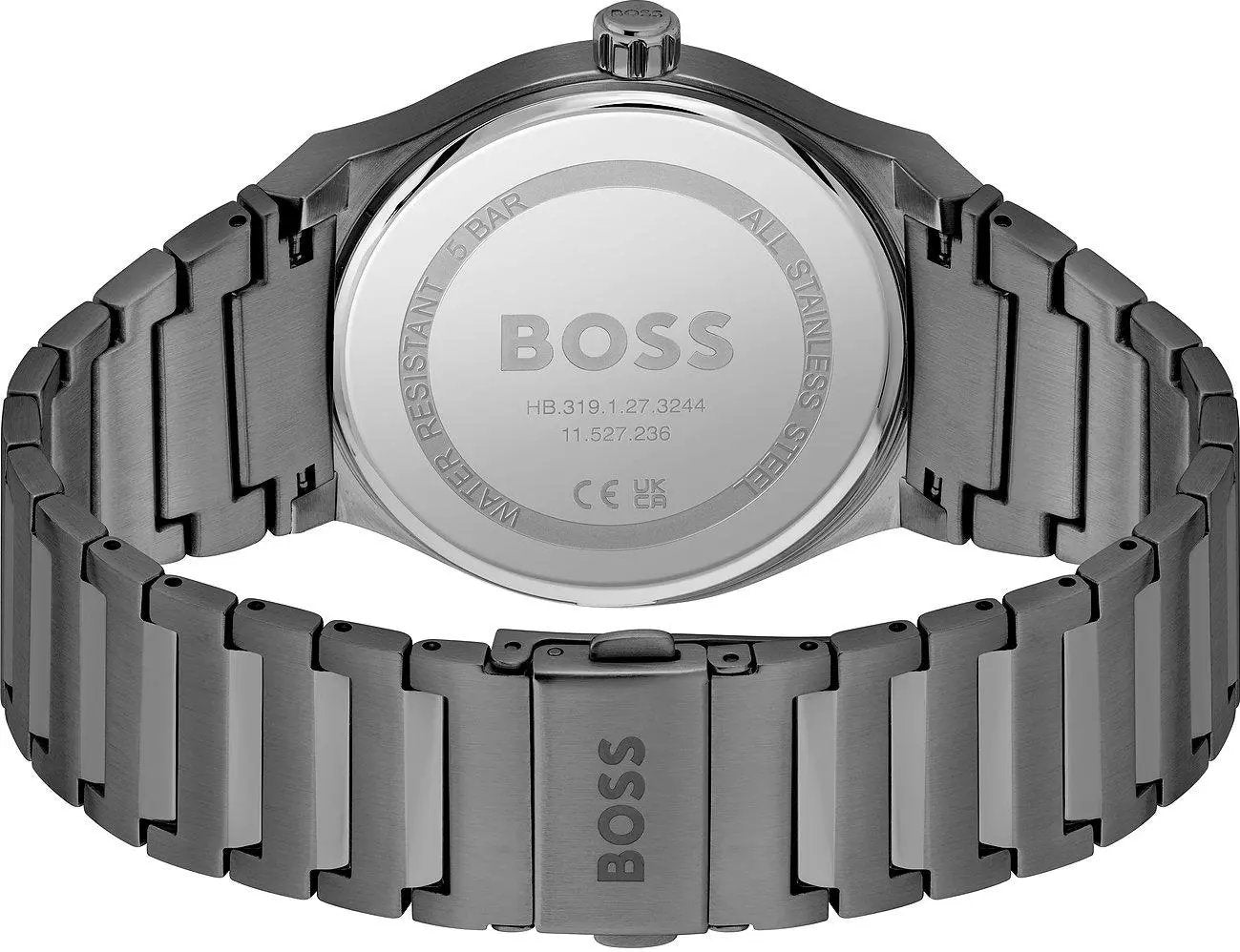 Hugo Boss 1514078 Metallic Grey Dial Men’s Watch Hugo Boss