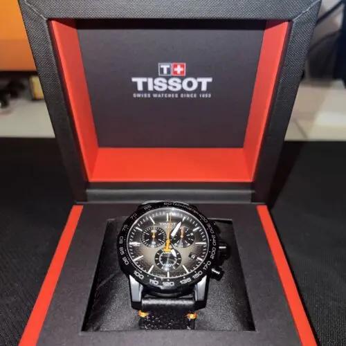 Tissot T125.617.36.081.00 Supersport Chrono Grey Dial Black Nylon Strap Watch For Men Tissot