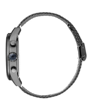 Hugo Boss 1513677 Jet Blue Dial Gunmetal Mesh Bracelet Watch for Men Hugo Boss