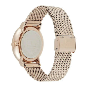Tommy Hilfiger 1791506 Brooklyn Grey Dial Gold Mesh Bracelet Watch for Men Tommy Hilfiger
