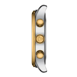 Tissot T116.617.22.021.00 T Sport Chrono XL Classic Gold Dial Two Tone Steel Strap Watch for Men Tissot