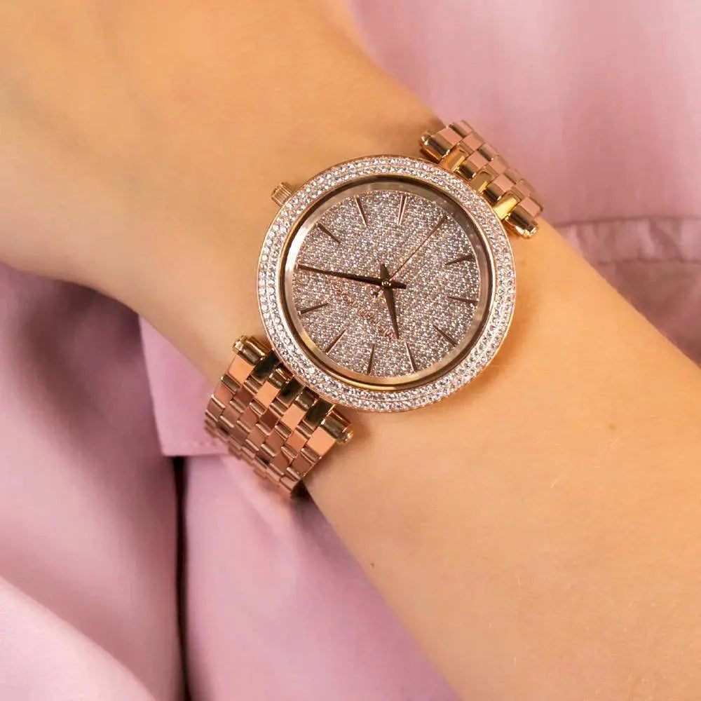 Michael Kors MK3439 Darci Crystal Pave Pavé Women’s Watch Michael Kros