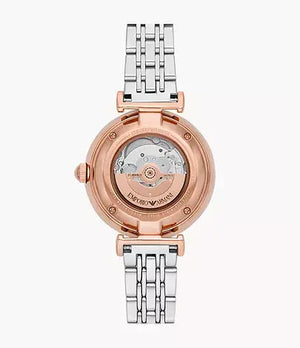 Emporio Armani AR60049 Women’s Gianni T-Bar Automatic Watch Emporio Armani