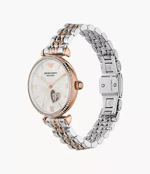 Emporio Armani AR60049 Women’s Gianni T-Bar Automatic Watch Emporio Armani