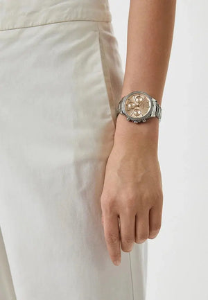 Hugo Boss 1502565 Hera Rose Pink Dial Silver Steel Strap Watch for Women Hugo Boss