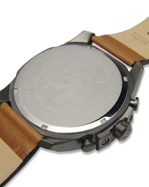 Diesel DZ4500 Mega Chief Chronograph Black Dial Black Nylon Strap Watch For Men Diesel