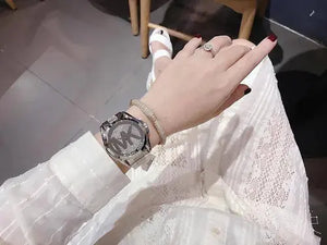 Michael Kors MK6486 Bradshaw Silver Dial Silver Stainless Steel Strap Watch for Women Michael Kros