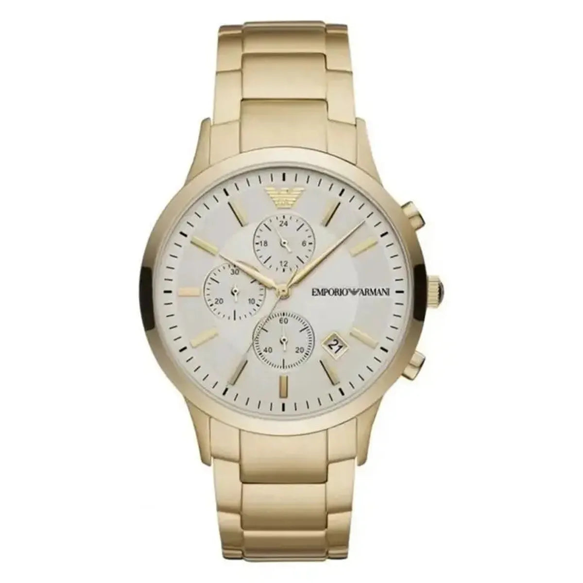 Emporio Armani AR11332 Chronograph Men's Watch Renato Gold Emporio Armani