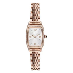 Emporio Armani AR11406 White Dial Ladies Watch Emporio Armani