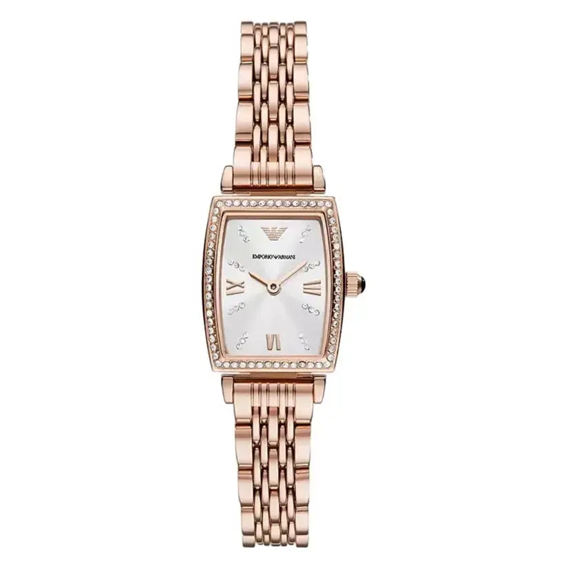 Emporio Armani AR11406 White Dial Ladies Watch Emporio Armani