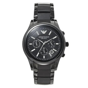 Emporio Armani AR1452 Men's Chronograph Watch Ceramica Black Emporio Armani