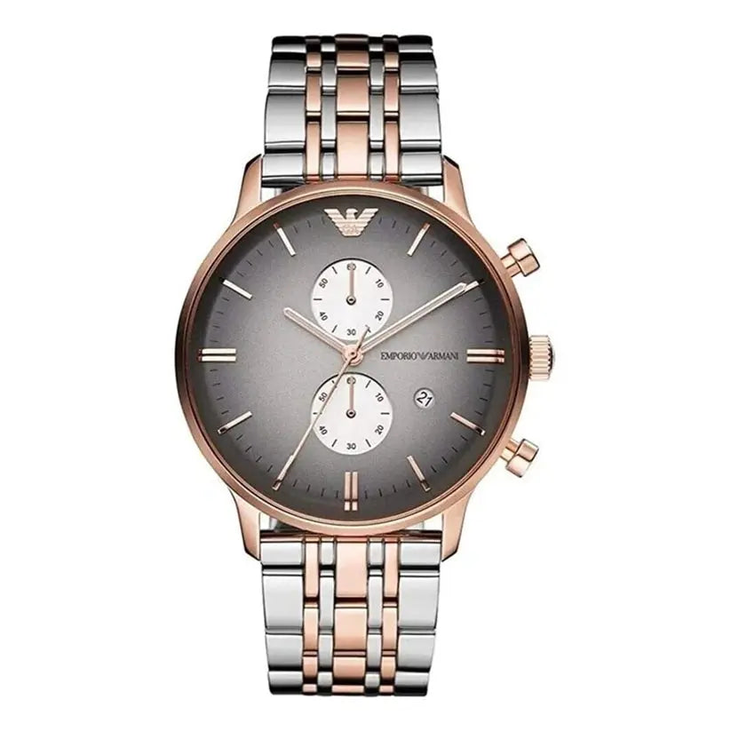 Emporio Armani AR1721 Men's Gianni Watch Two Tone Emporio Armani