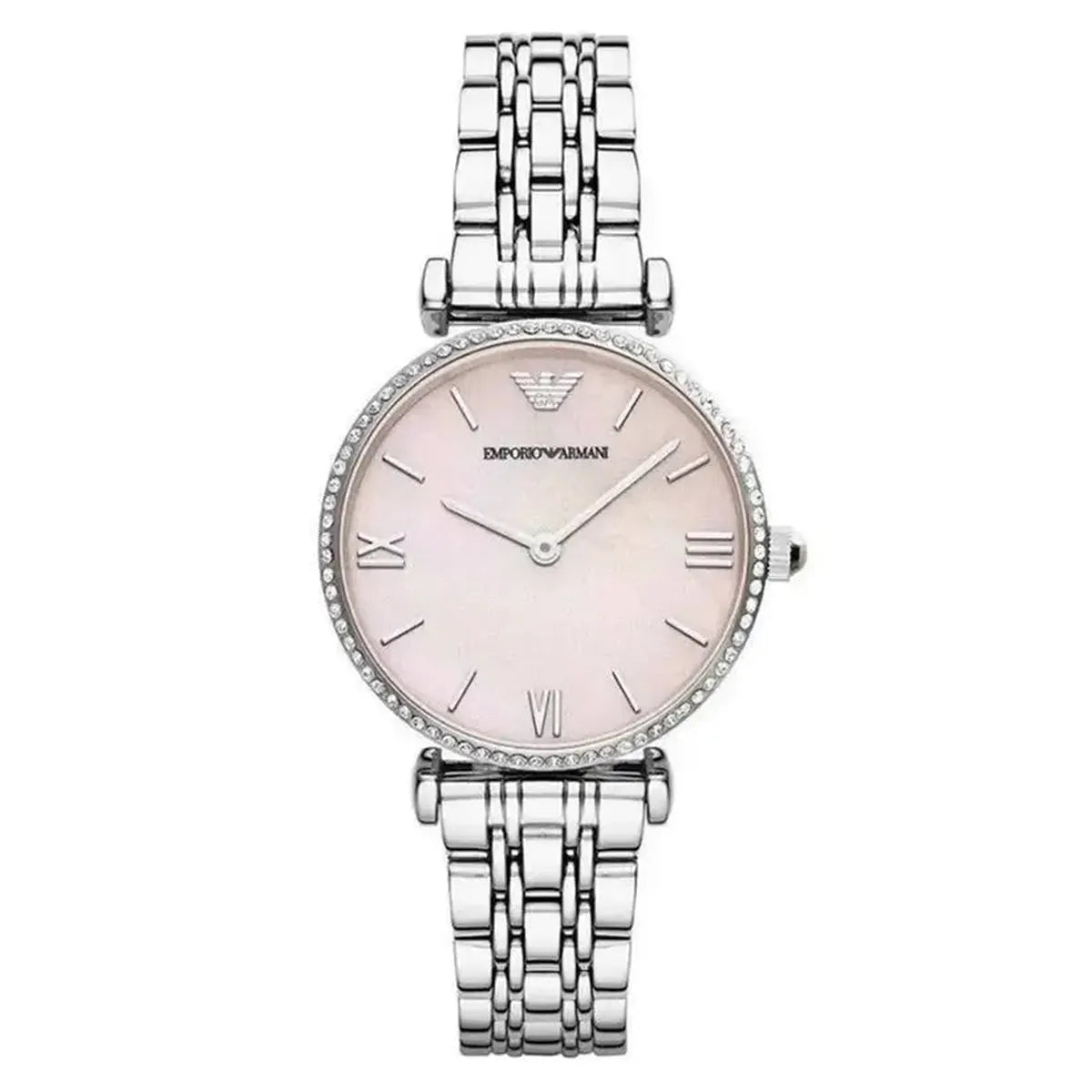 Emporio Armani AR1779 Ladies Watch Gianni T-Bar Pink Emporio Armani