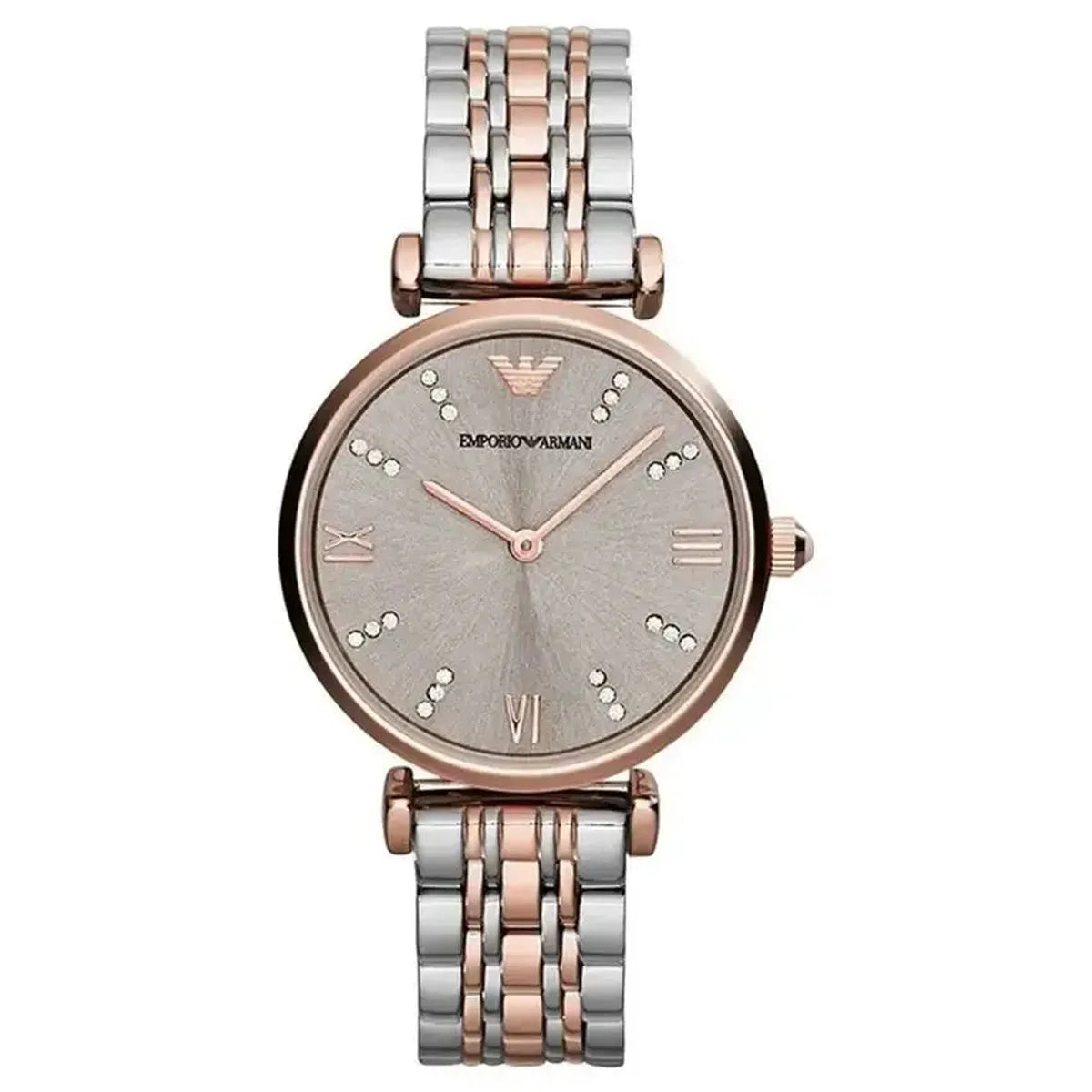 Emporio Armani AR1840 Two Tone Gianni Stainless Steel Ladies Watch Emporio Armani