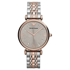 Emporio Armani AR1840 Two Tone Gianni Stainless Steel Ladies Watch Emporio Armani