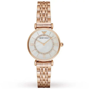 Emporio Armani AR1909 Ladies Watch T-Bar Gianni Rose Gold Emporio Armani