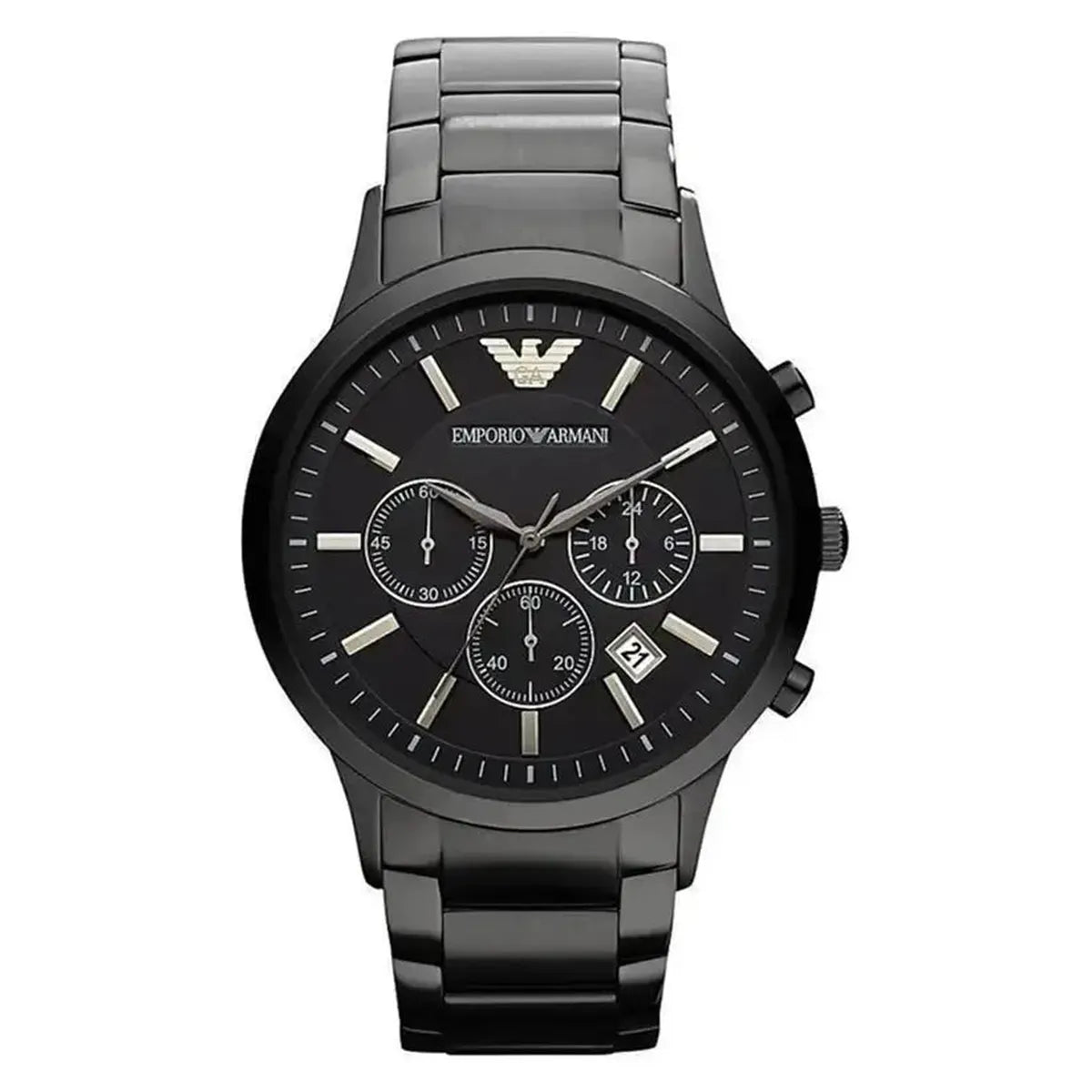 Emporio Armani AR2453 Men's Renato Watch Black Emporio Armani