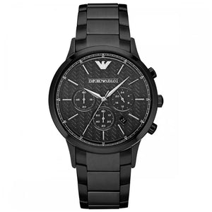 Emporio Armani AR2485 Men's Black Metal Watch Emporio Armani