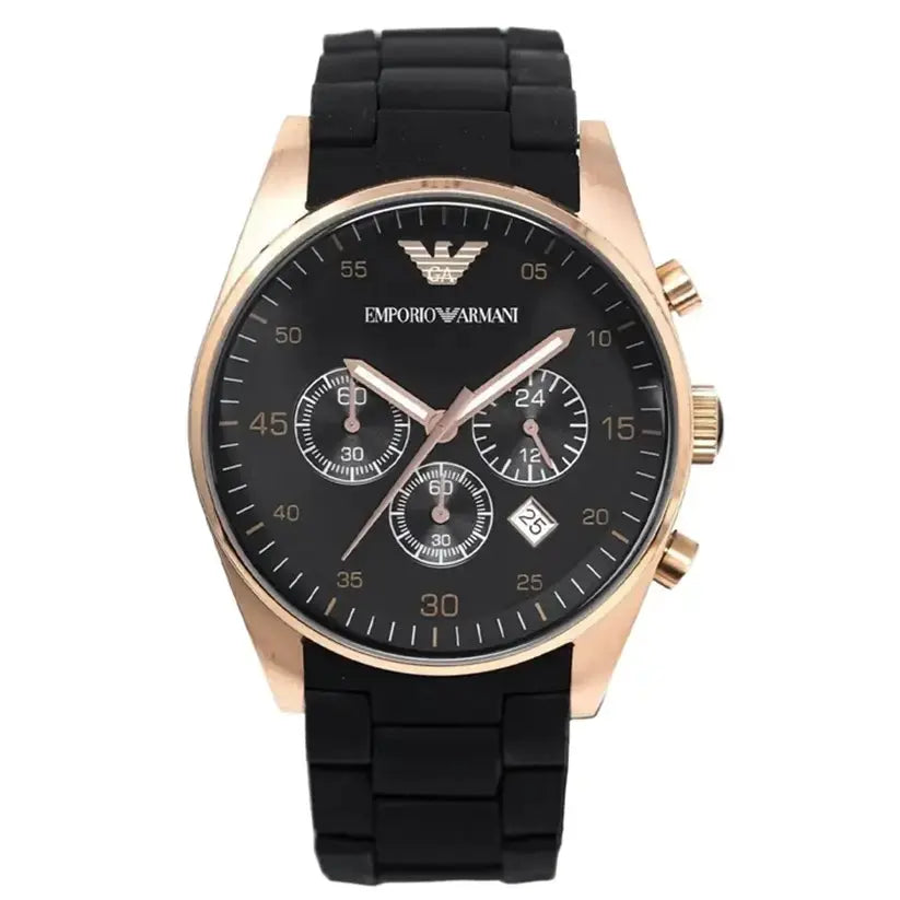 Emporio Armani AR5905 Men's Sportivo Watch Rose Gold Emporio Armani