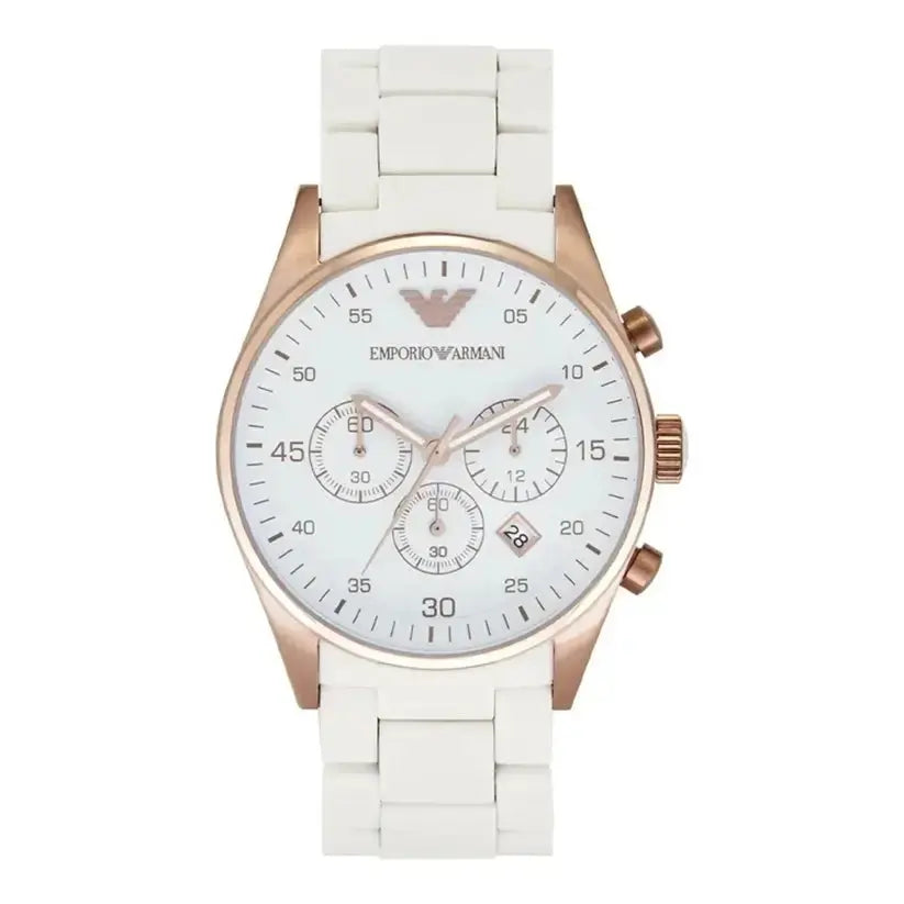 Emporio Armani AR5920 Ladies Sportivo Watch White Emporio Armani