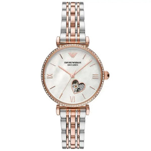 Emporio Armani AR60049 Women’s Gianni T-Bar Automatic Watch Emporio Armani