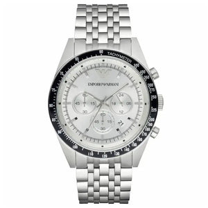 Emporio Armani AR6073 Sportivo Silver Chronograph Men's Watch Emporio Armani