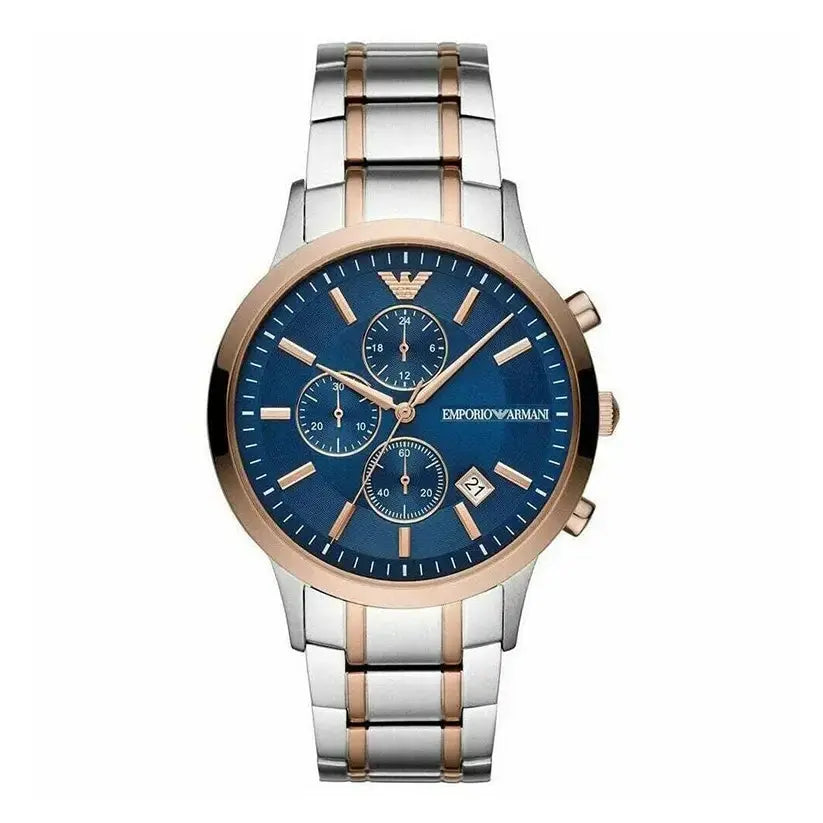 Emporio Armani AR80025 Two-Tone Chronograph Men's Watch Emporio Armani