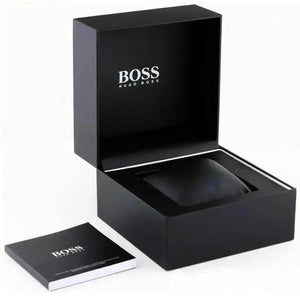 Hugo Boss 1513563 Grand Prix Chronograph Black Dial Blue Leather Strap Watch for Men Hugo Boss