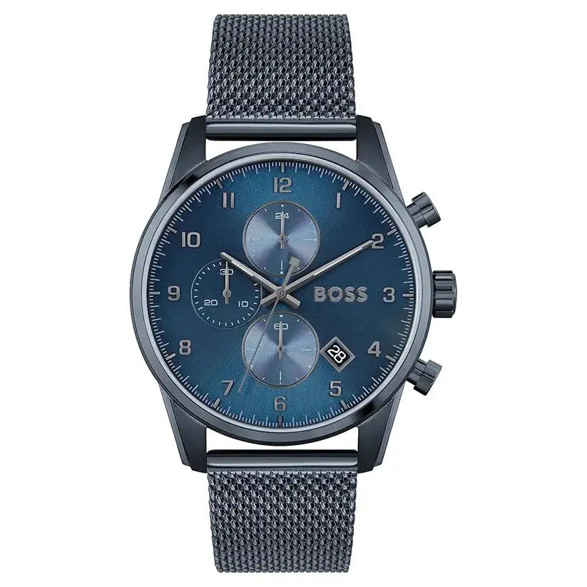 Hugo Boss 1513836 MENS SKYMASTER WATCH HB1513836 BLUE DIAL Hugo Boss